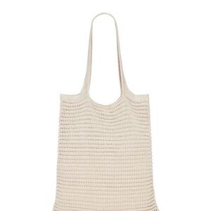 Onia ‘Linen’ Tan Knit Tote Bag
